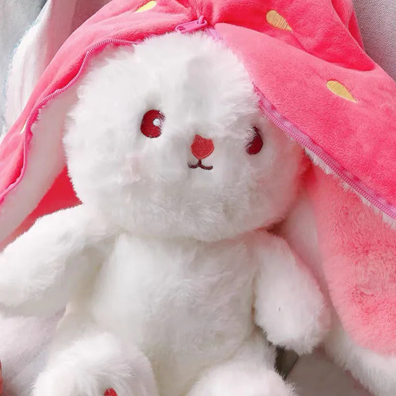 Fluffy Transforming Bunny Pillow