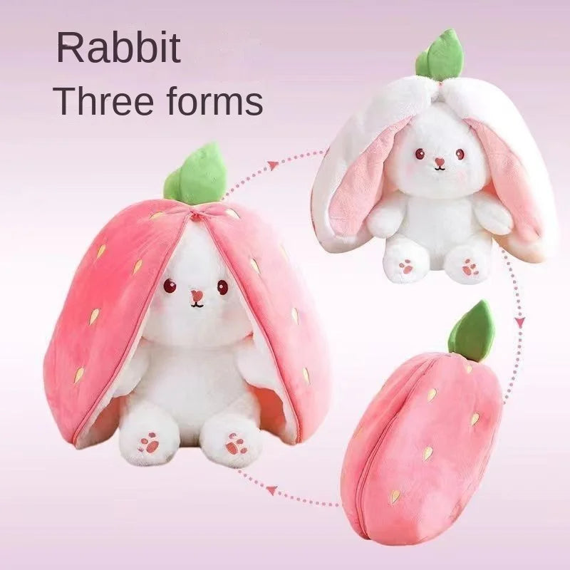 Fluffy Transforming Bunny Pillow