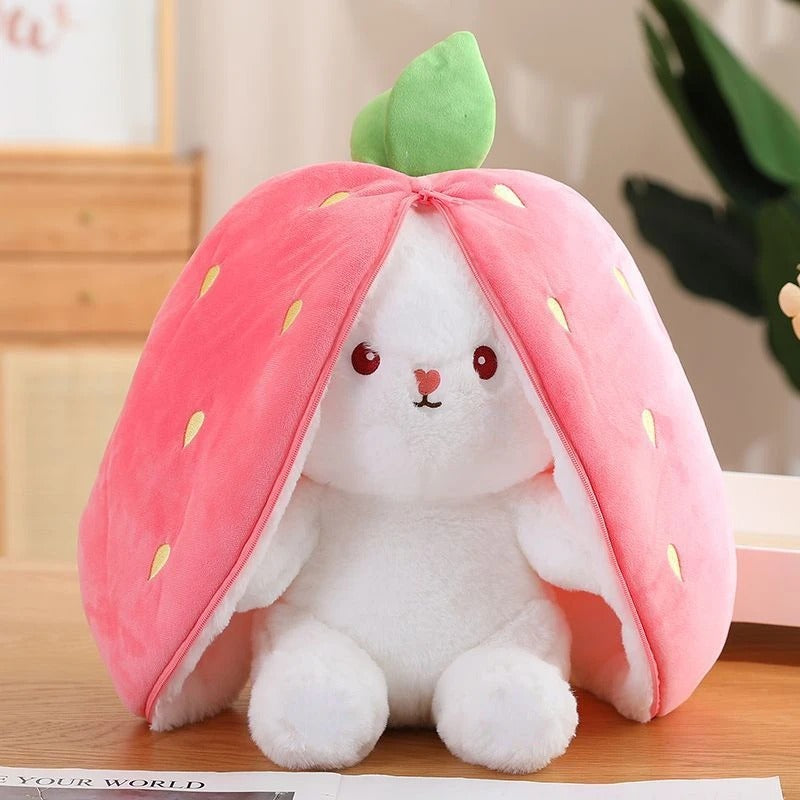 Fluffy Transforming Bunny Pillow