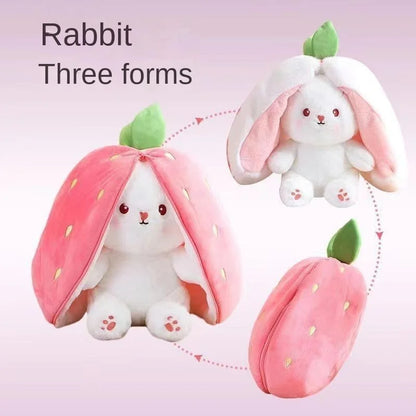 Fluffy Transforming Bunny Pillow